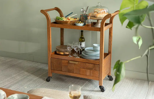 Raise the Bar: Thoughtful Ways to Style Your Home Bar Trolley