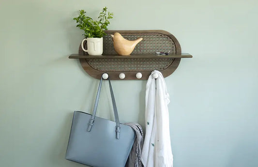 How to style & organize any space with wall hooks