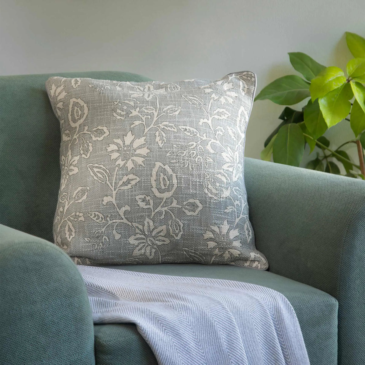 Mizani printed cotton cushion cover