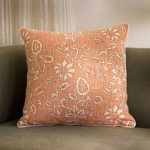 zuko printed cotton cushion cover