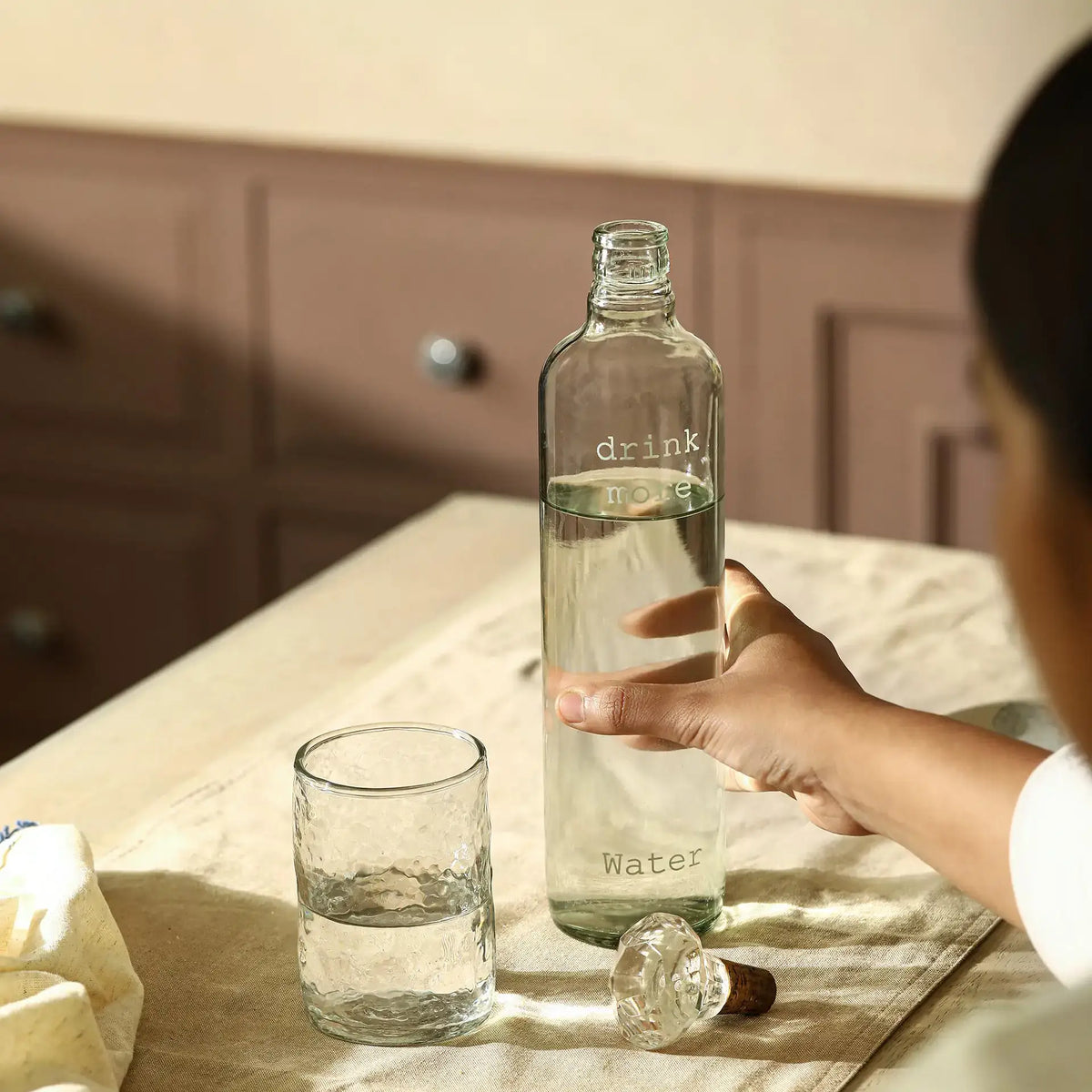 Soyuz Glass Bottle with Tumbler