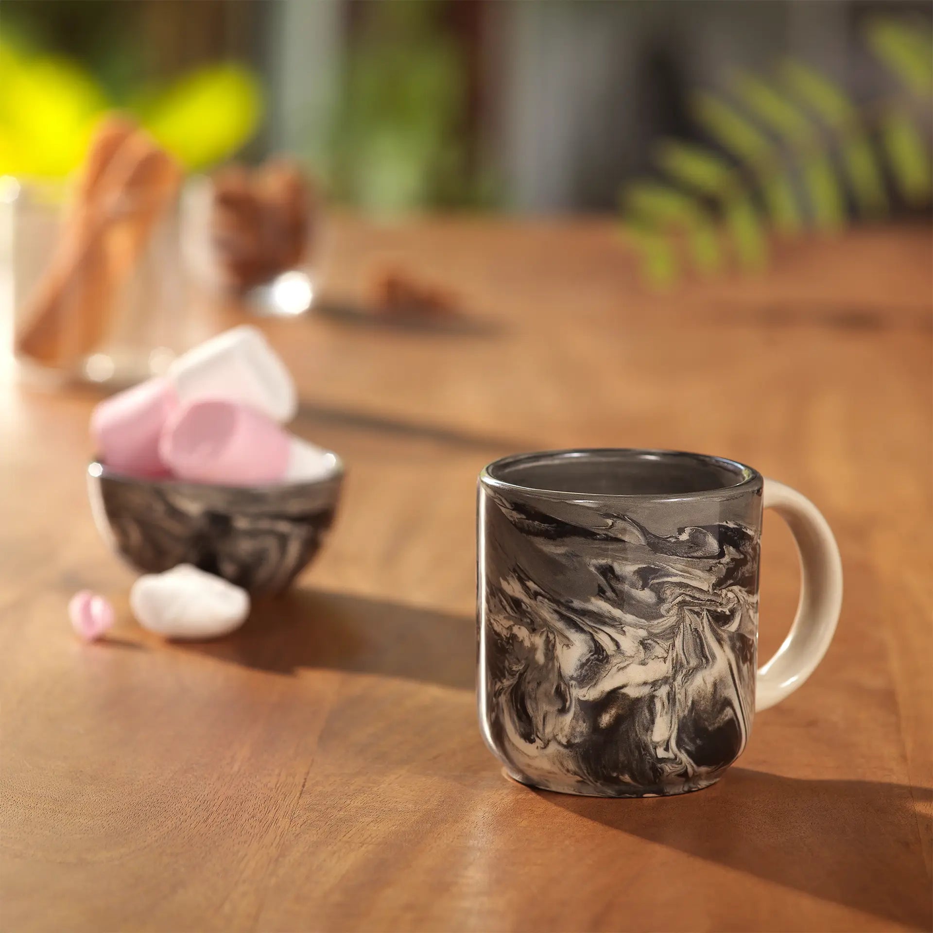 Carbon Ceramic Mug Set of Four