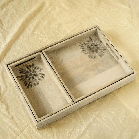 Flora Family Tray Set of 3