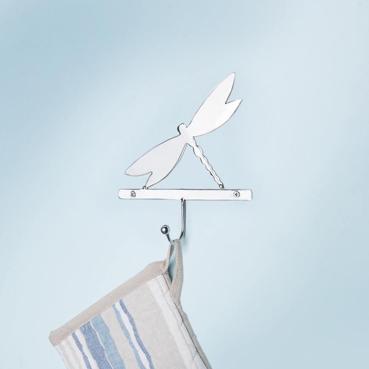 Silver Metal Butterfly Wall Hook - ellementry