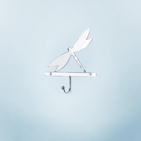 Silver Metal Butterfly Wall Hook - ellementry