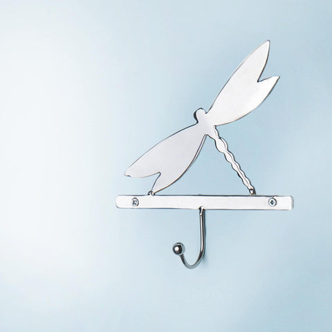 Silver Metal Butterfly Wall Hook - ellementry