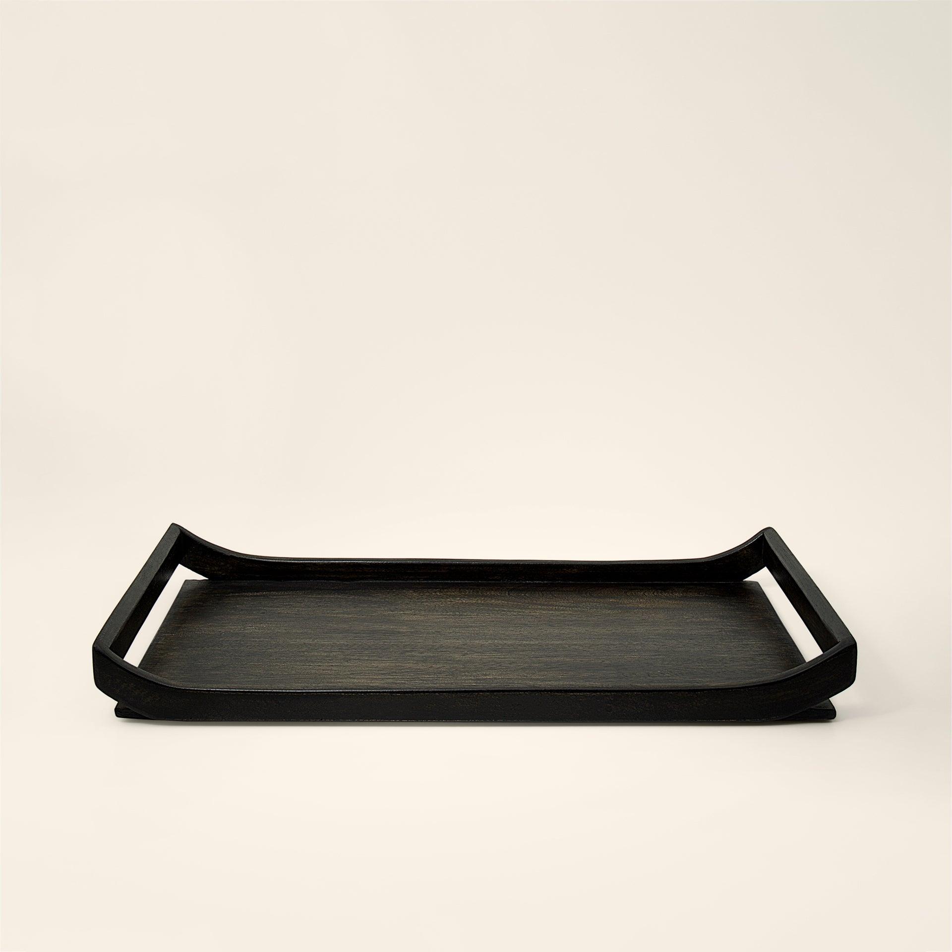 Black Wood Tray