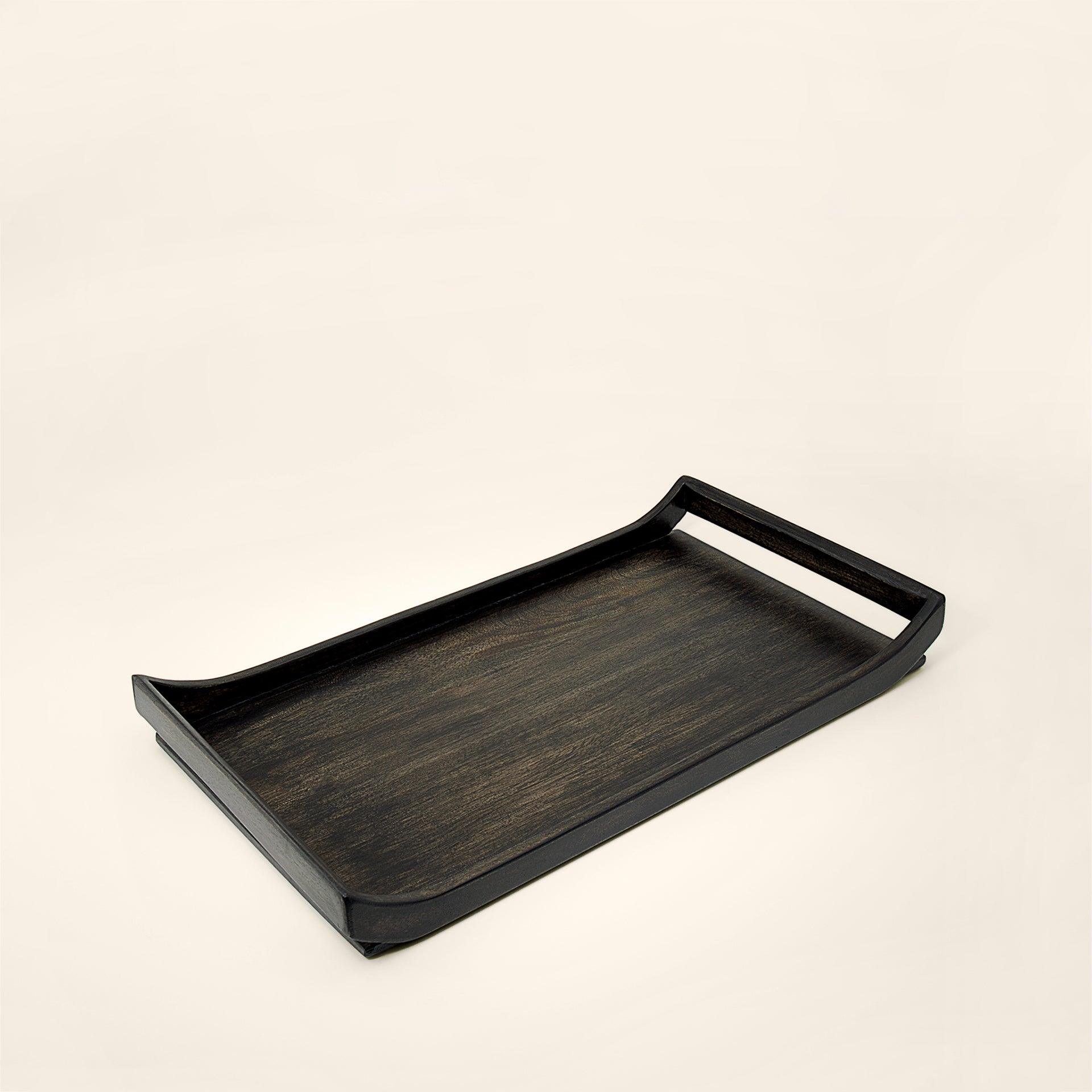 Black Wood Tray