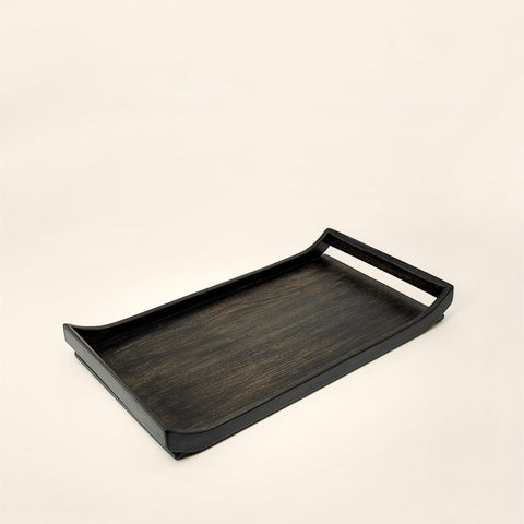 Black Wood Tray - ellementry